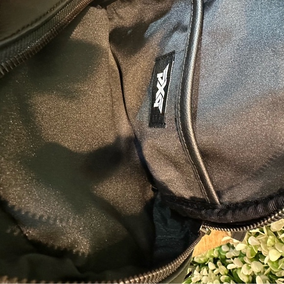 NWOT PXG Golf Cactus leather black mini backpack adjustable sling strap main image 4